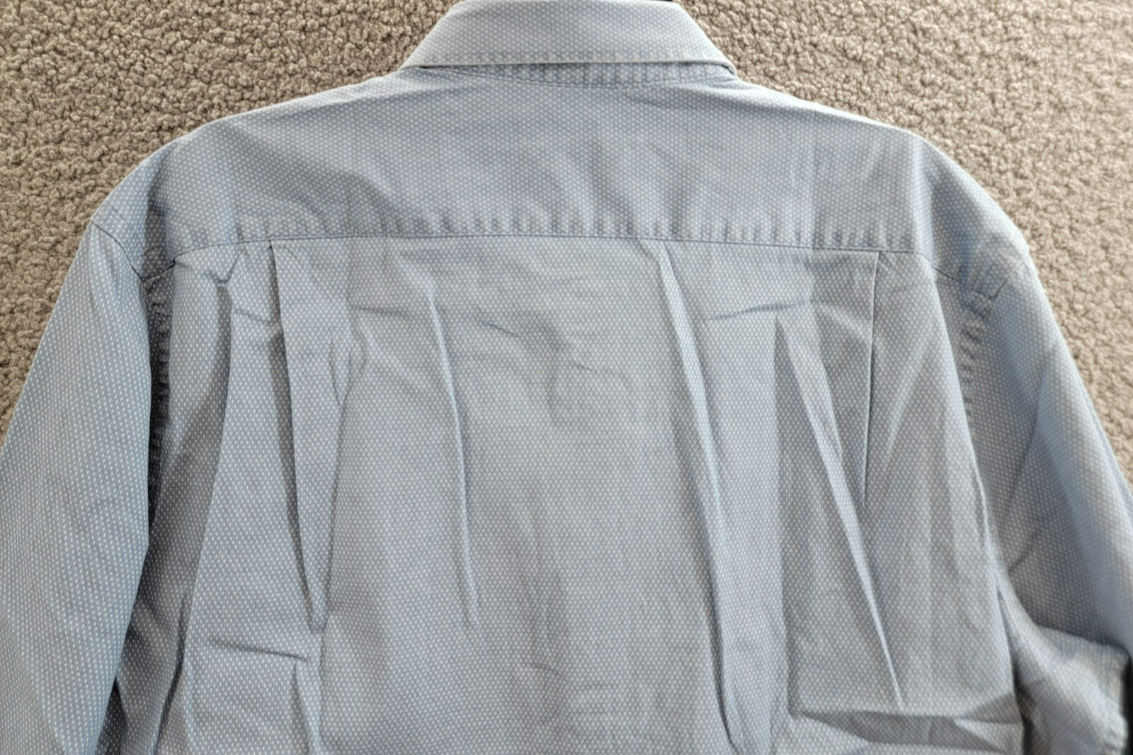 Tommy Hilfiger Regular-Fit Untucked Length Dress Shirt Men's L 16-16.5 32-33 - Picture 15 of 18