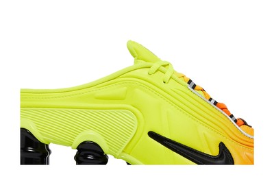 Pre-owned Nike Martine Rose X Wmns Shox Mule Mr4 'safety Orange' Dq2401-800 In Safety Orange/black/metallic Silver
