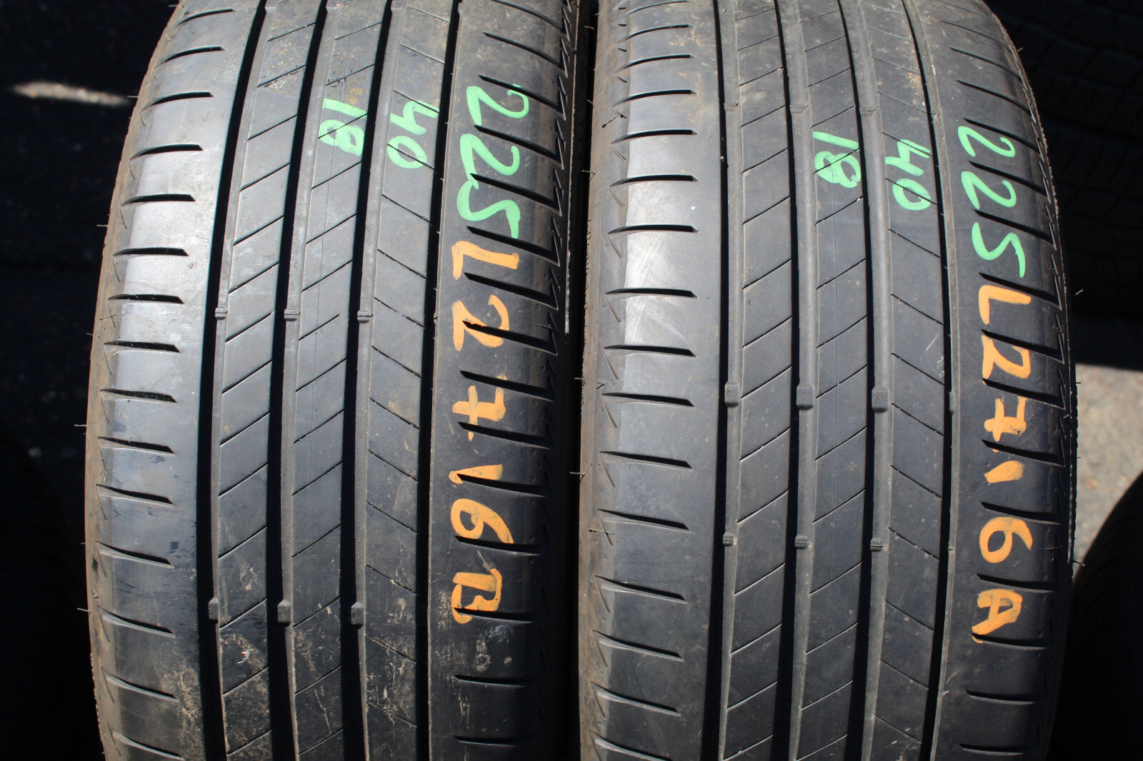 225 40 18 Bridgestone, Turanza T005, XL, 92Y, x2 A Pair 5.8mm (F1_tyres) L2716
