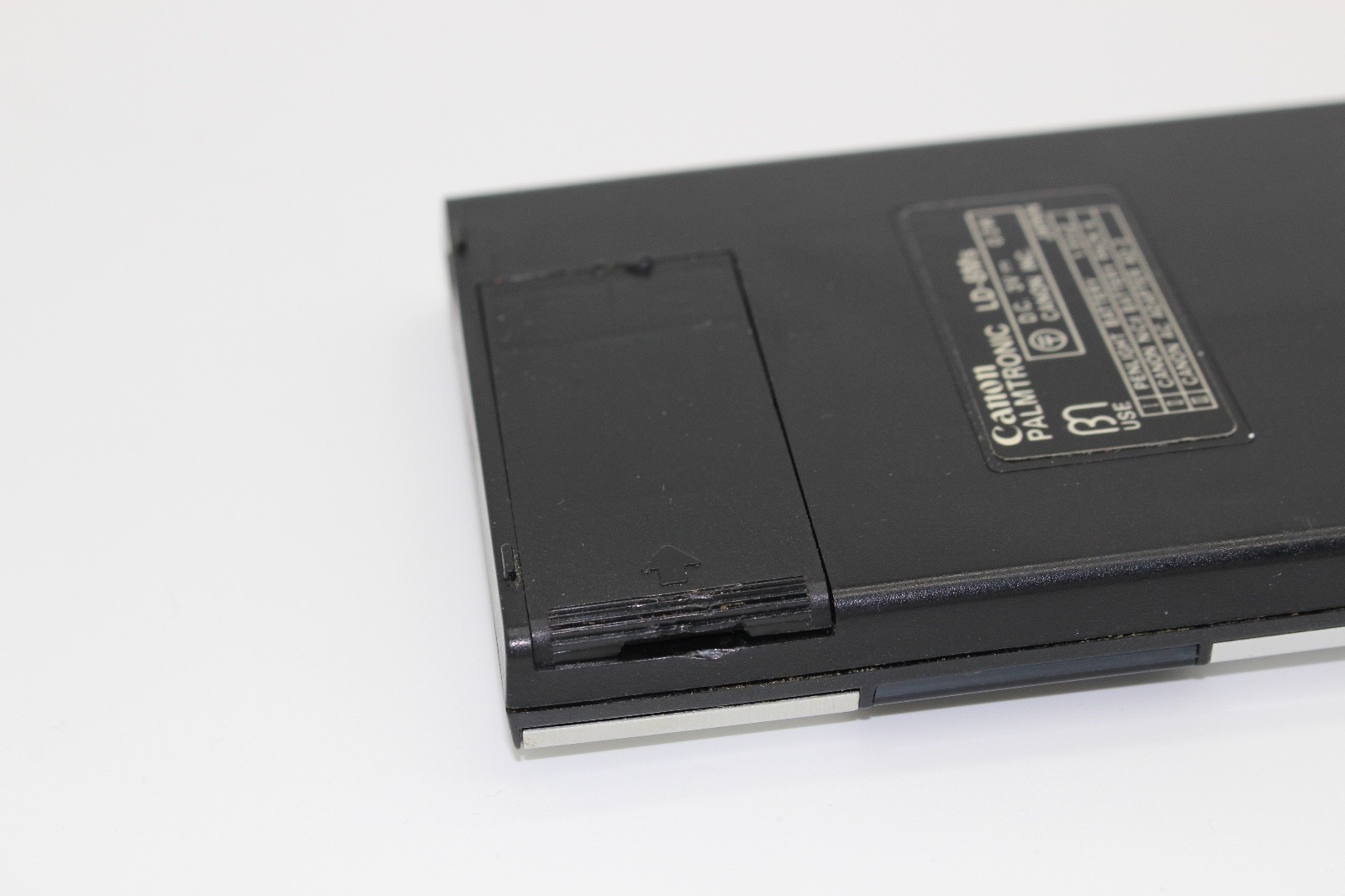 CANON PALMTRONIC 8Ms Calculator LED Pocket Calculator 1970s W/Case TESTED Works