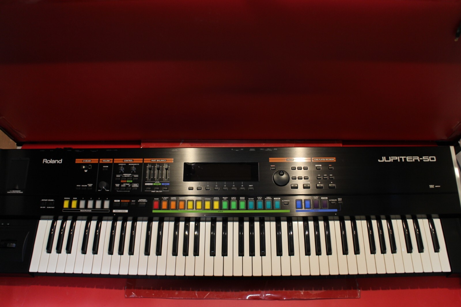 鍵盤楽器 Roland jupiter50 Roland Jupiter 50 Keyboard Synthesizer Digital Japan Black