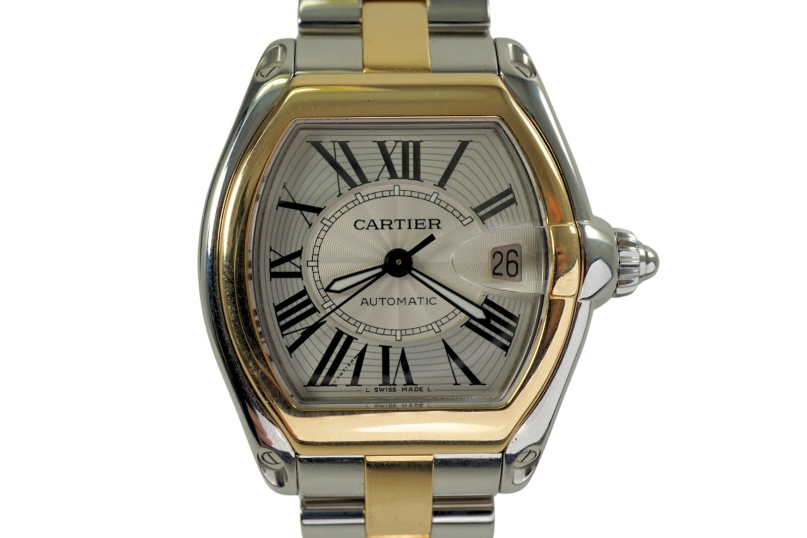 Cartier Roadster W62031Y4 Steel & Yellow Gold Date Automatic