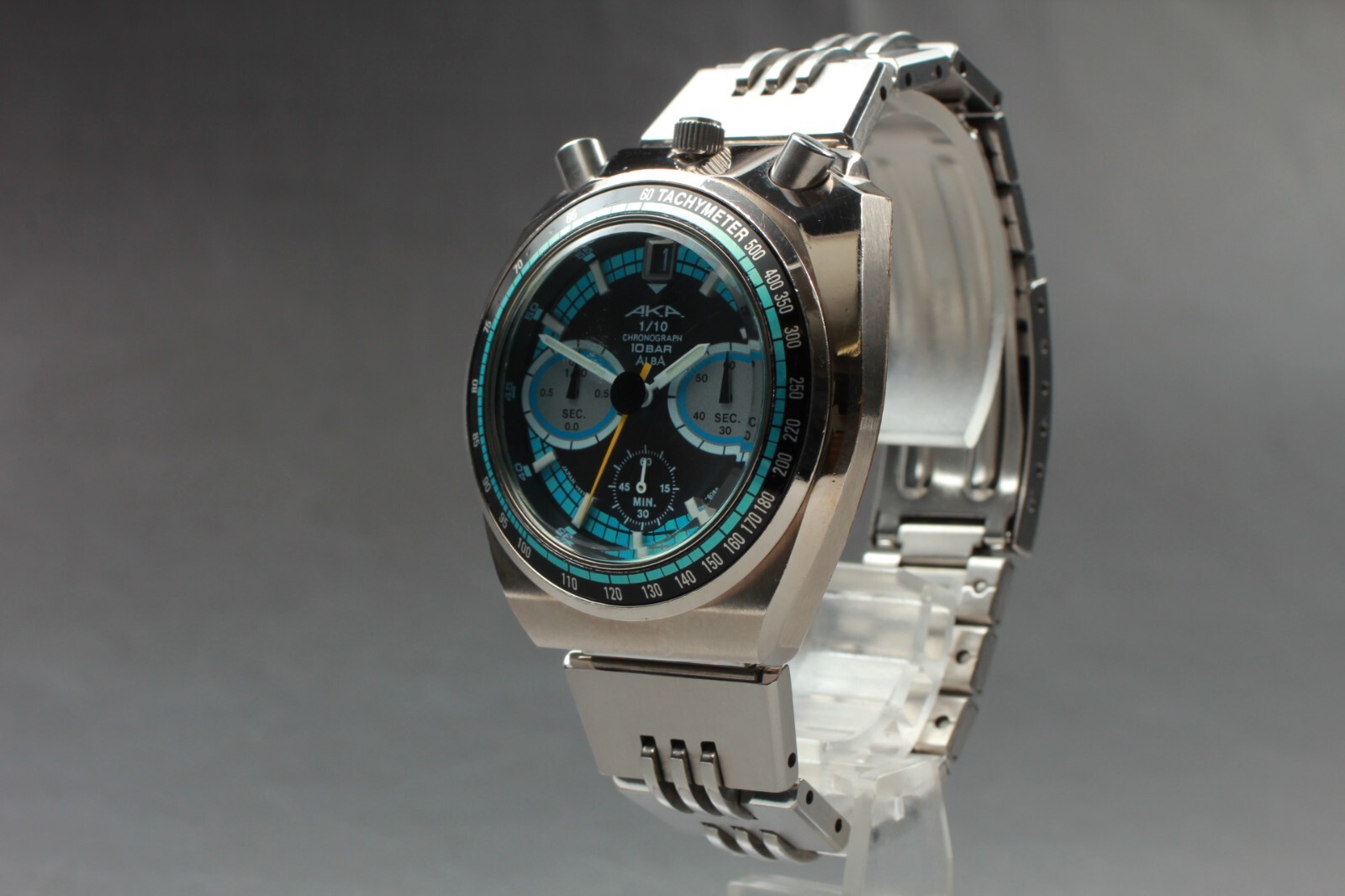 Z☆SEIKO ALBA AKA セイコー アルバ V657-6060 クロノグラフ メンズ