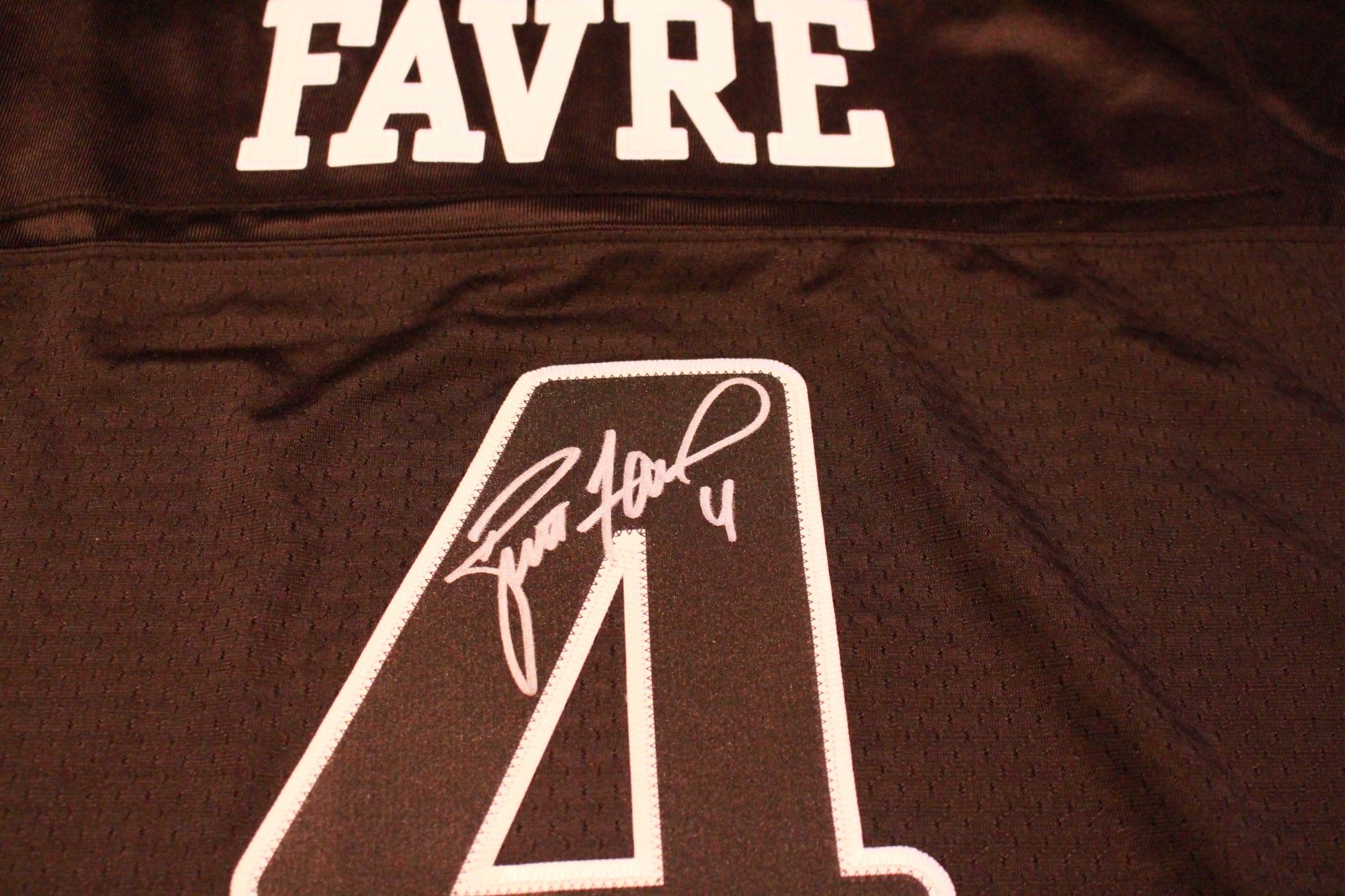 Brett Favre Signed Autographed Black Vikings Jersey