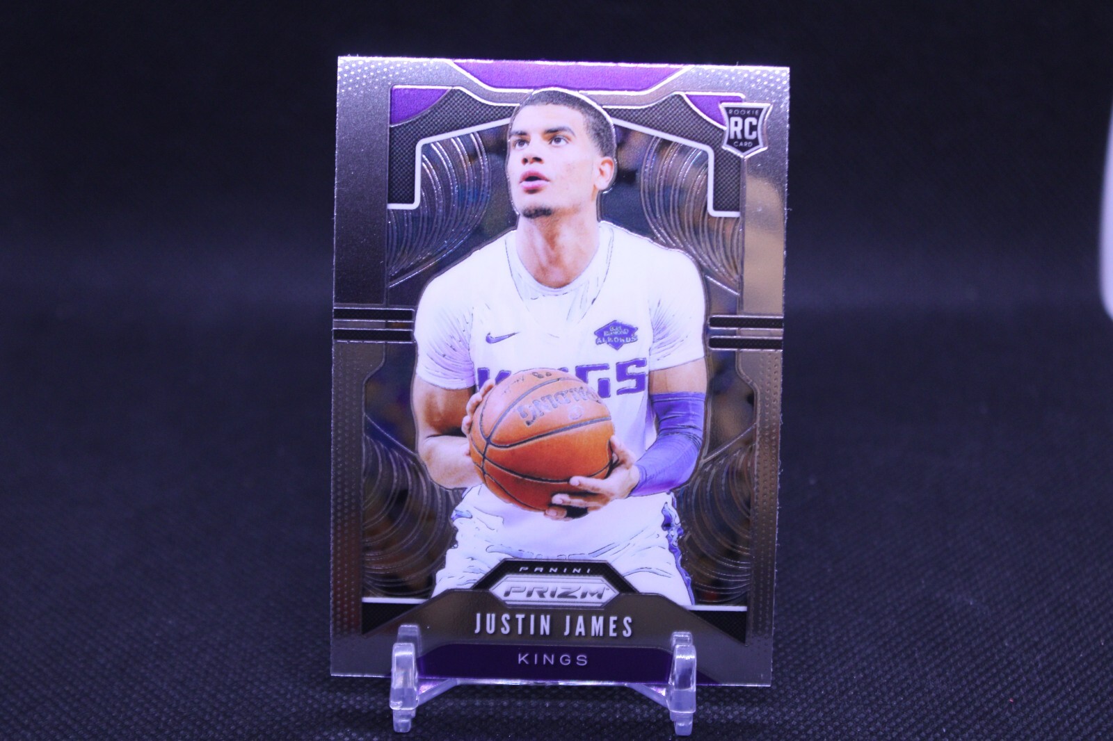 Justin James 2019-20 Panini Prizm RC #295 Rookie Sacramento