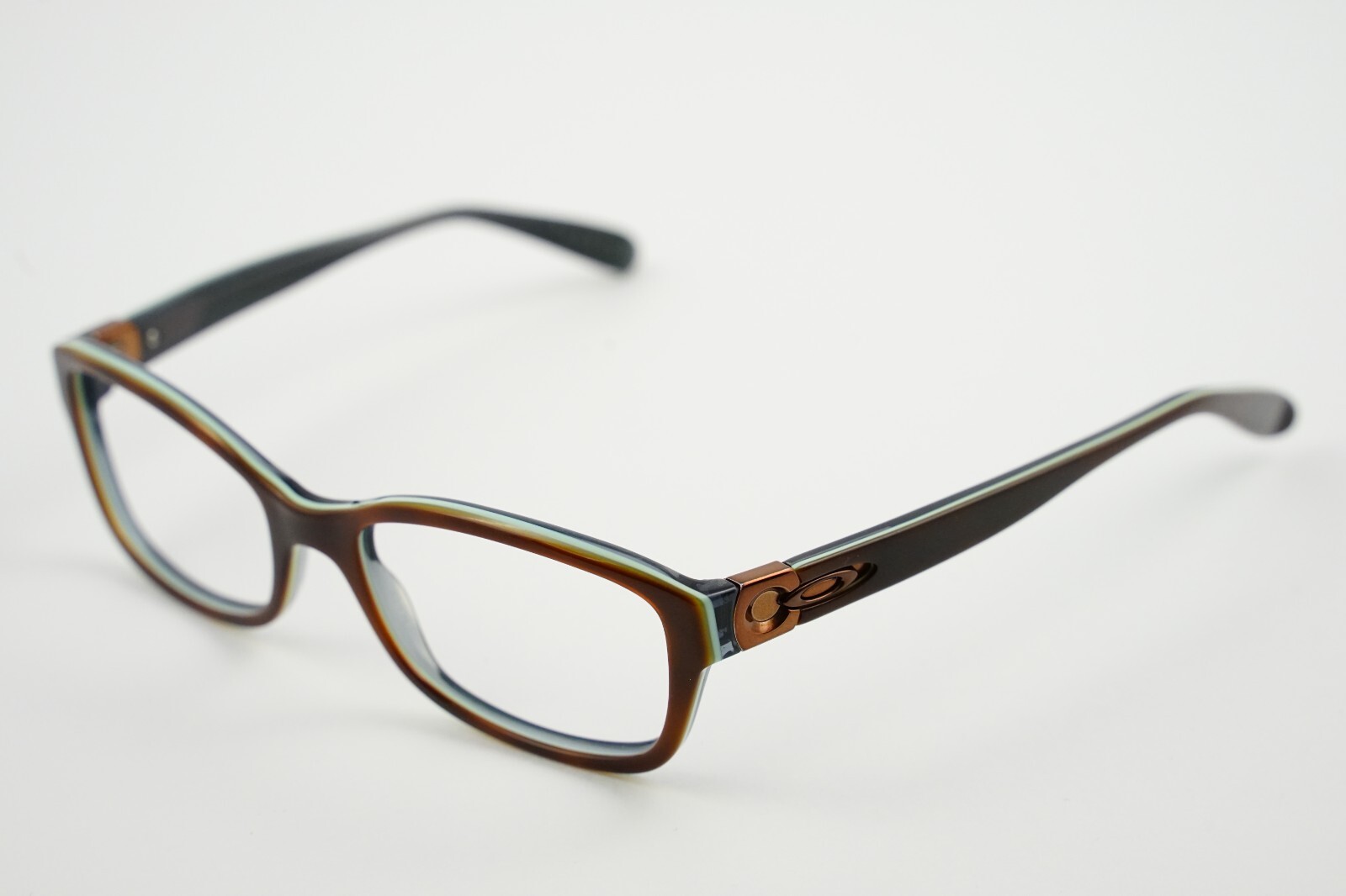 OX1087-0252 Oakley Junket Tortoise Sky Eyeglasses Frames 52