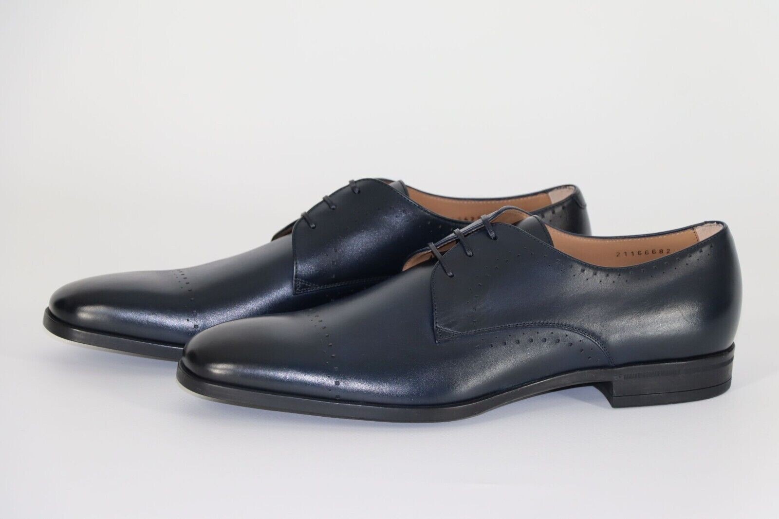 Pre-owned Hugo Boss Derbys, Mod. Kensington_derb_w21c, Size 45 / Us 12 / Uk 11, Dark Blue