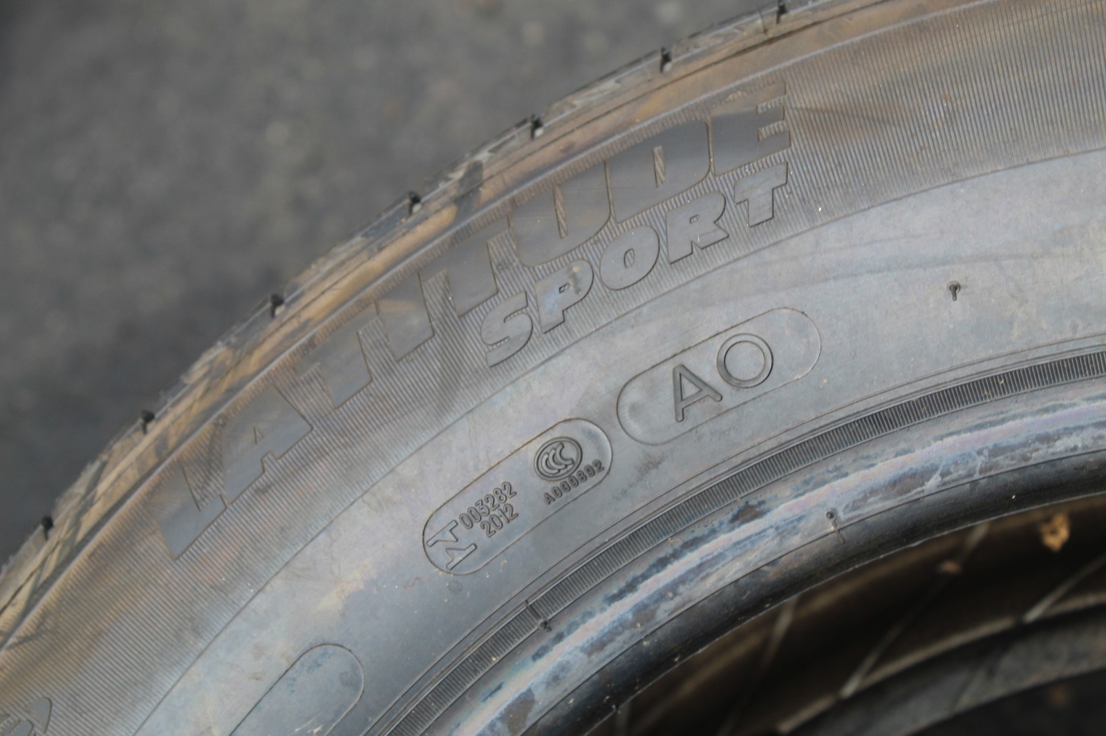 New 235 55 17 Michelin, Latitude Sport, AO, 99V, x1 Single Tyre (F1_tyres) L3712