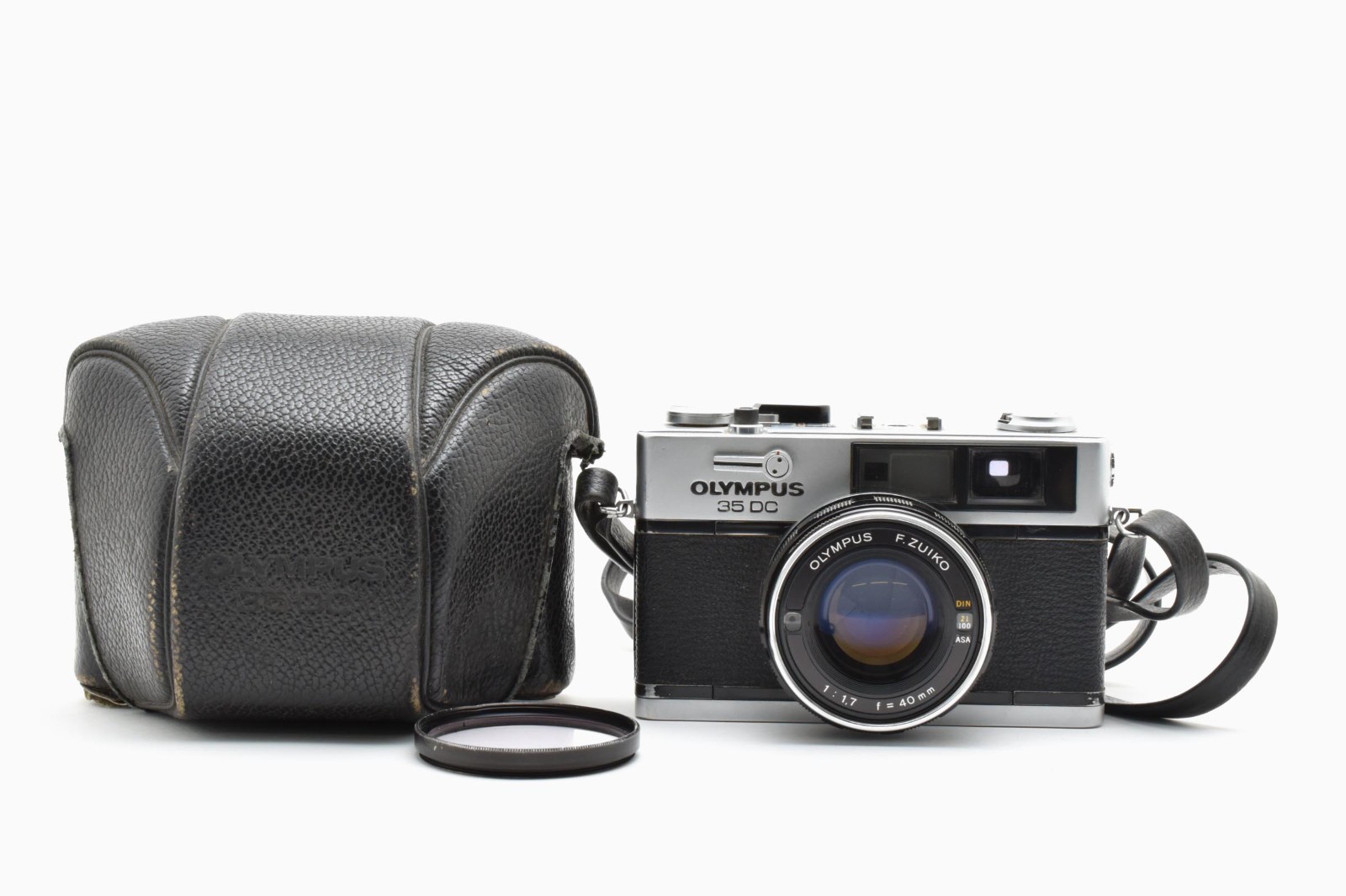 Olympus 35 DC 35mm Rangefinder Film Camera w/Case [Excellent
