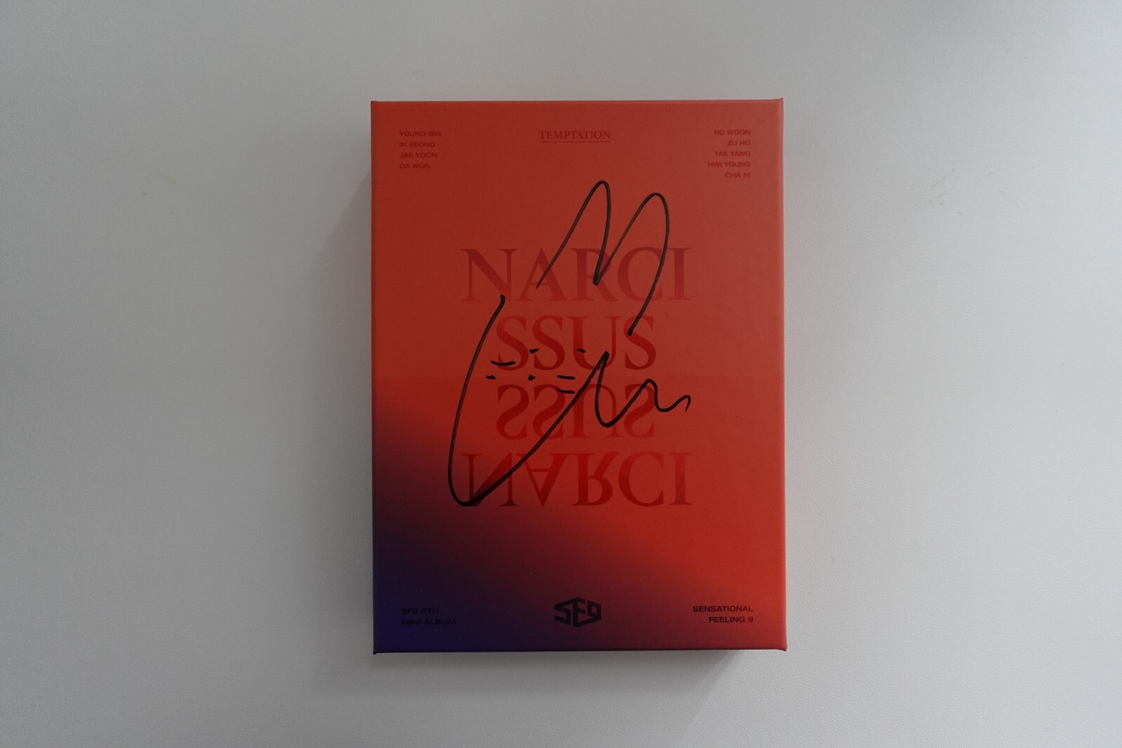 SF9 MWAVE SIGNED NARCISSUS Sixth Mini-Album INSEONG (CD+