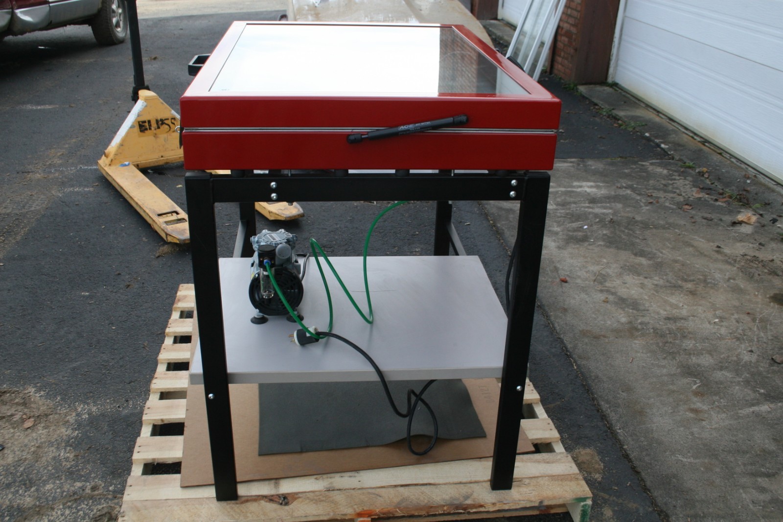 NEW DRYTAC HGP 220 Vacuum Press Hot Press Heated Glass-Top