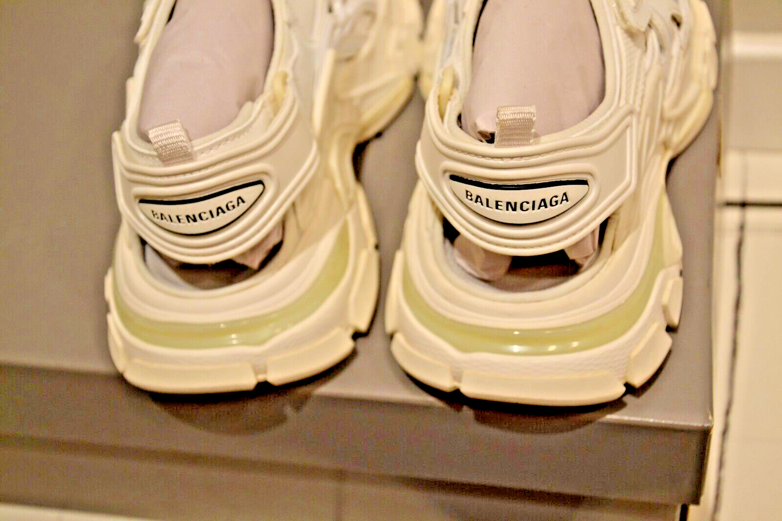Pre-owned Balenciaga €795 Nwb  Sandal Strap White Women Shoes Size Eu 37 Uk 4 Us 7