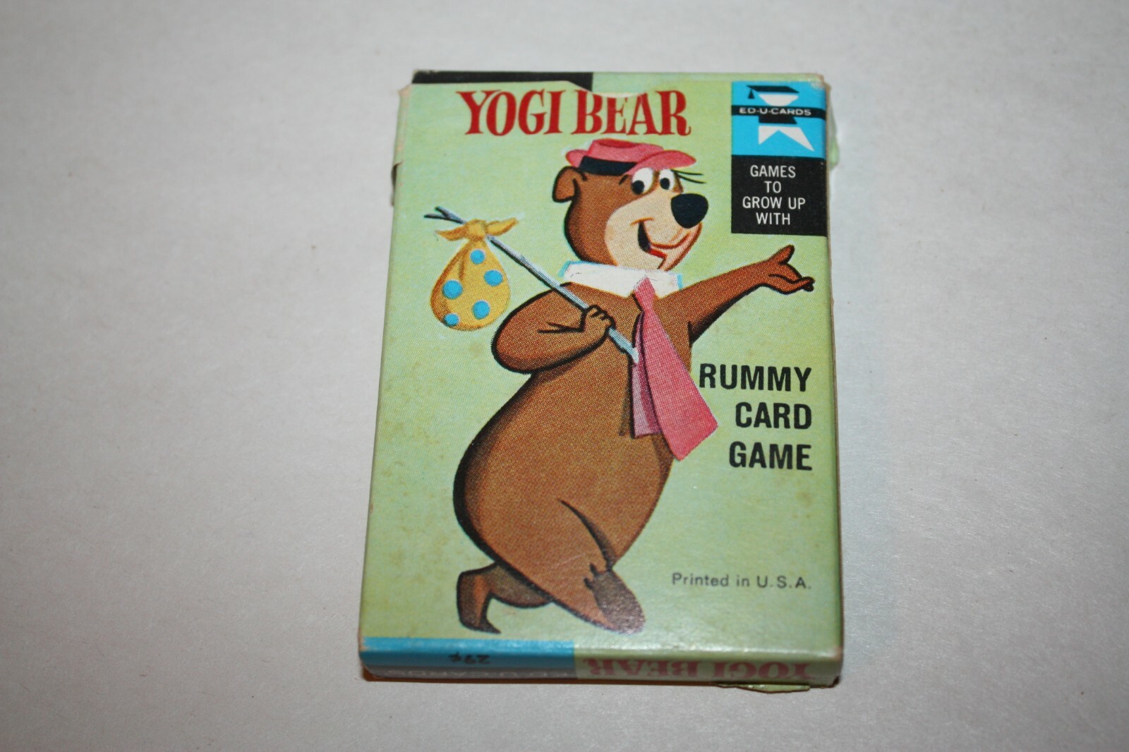 Yogi Bear Rummy Card Game, ED-U-Cards 1961
