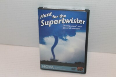 DVD MOVIE DISC HUNT FOR THE SUPERTWISTER CHASING NATURE'S POWERFUL TORNADOES