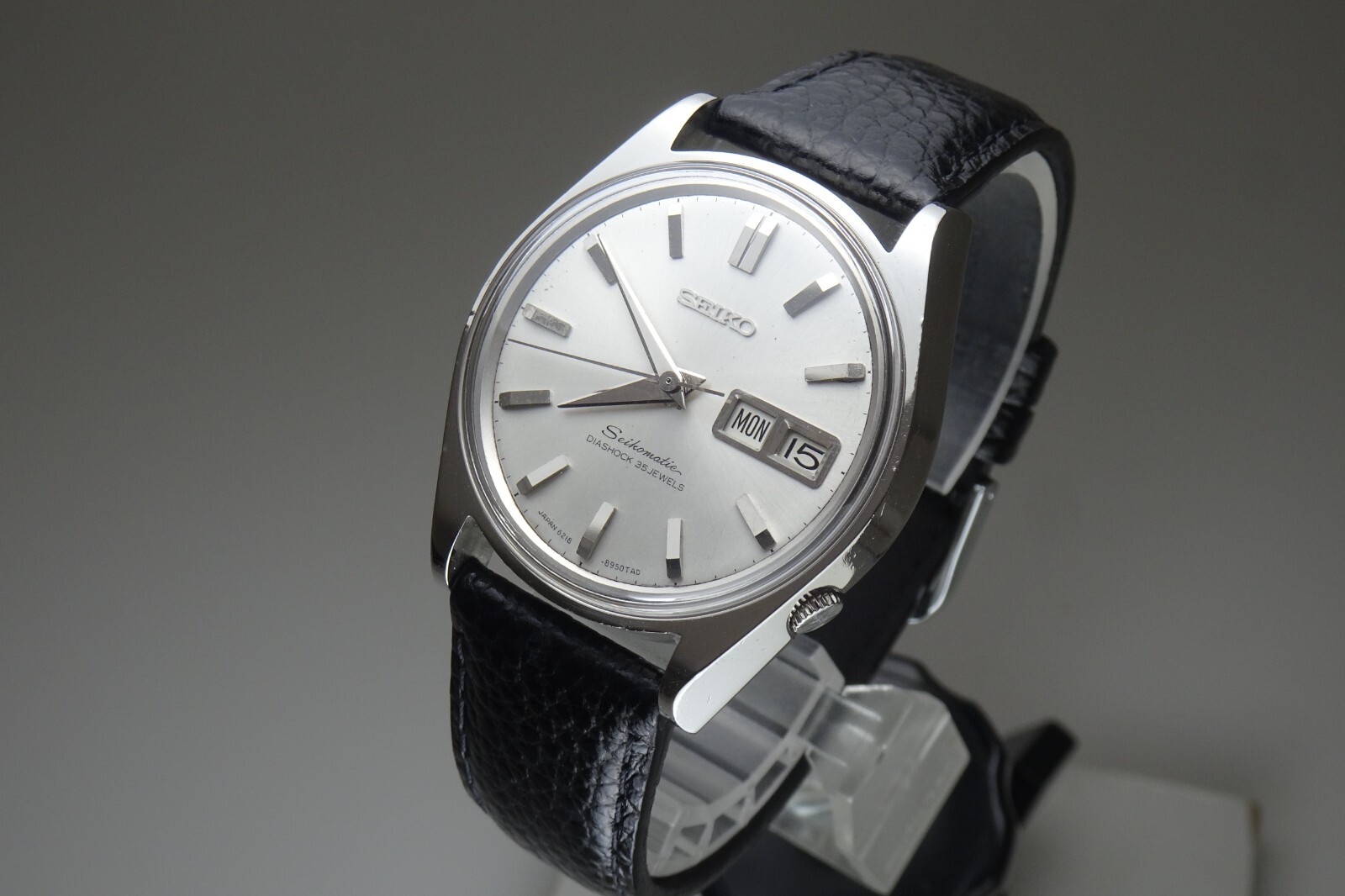 Serviced Vintage 1966 JAPAN SEIKO SEIKOMATIC WEEKDATER 6218