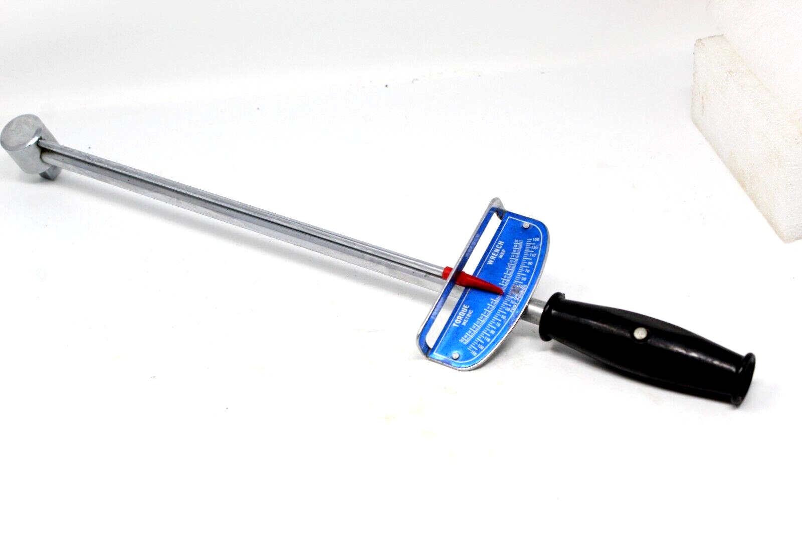 Vintage Square 1/2" Drive Beam Torque Wrench, 0-150 Ft-Lbs, 0-20 kg USA Made