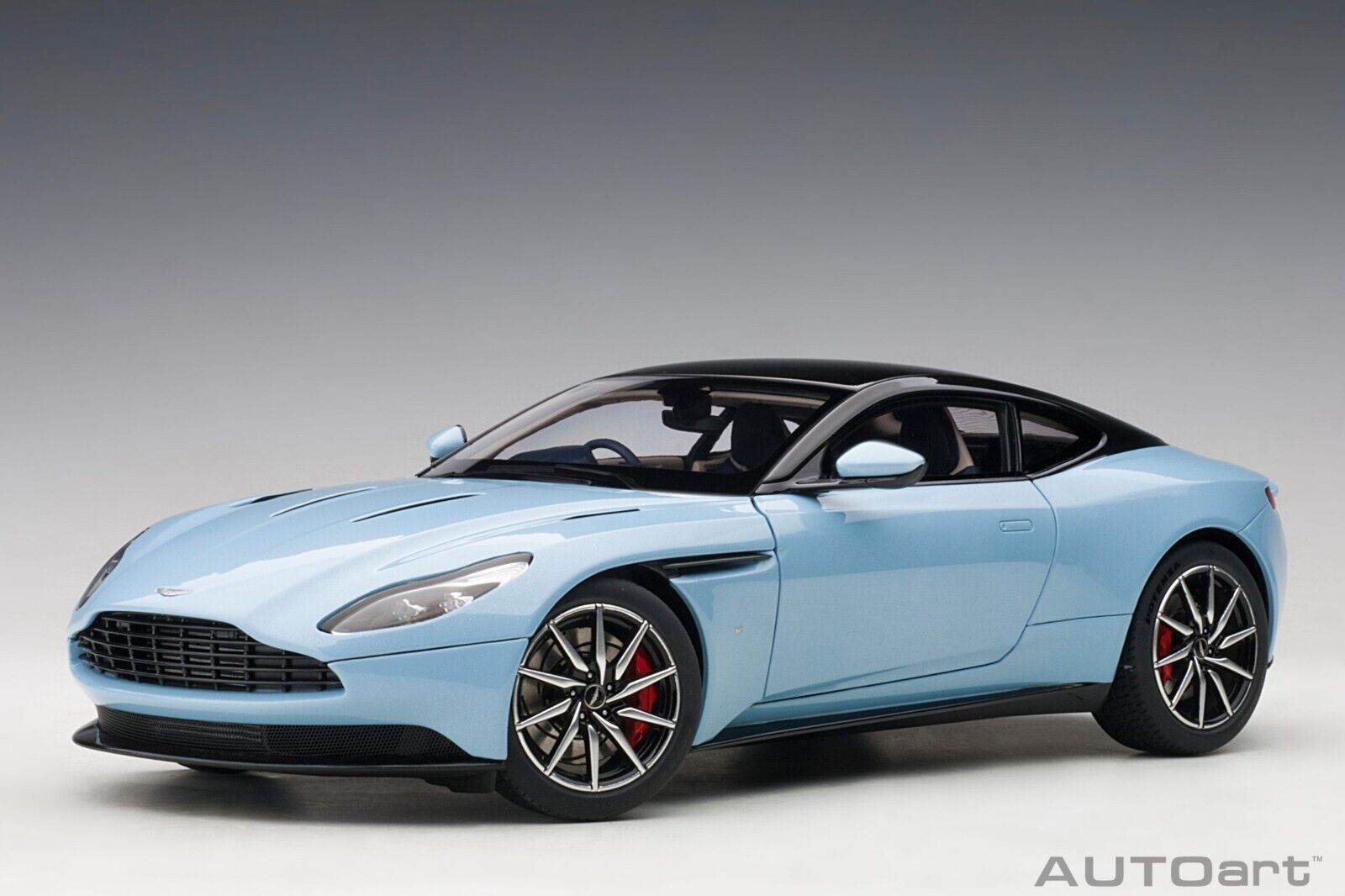 ASTON MARTIN DB11 Q FROSTED GLASS BLUE 1:18 by AUTOart ASTON MARTIN DB11 Q FROSTED GLASS BLUE 1:18 by AUTOart
