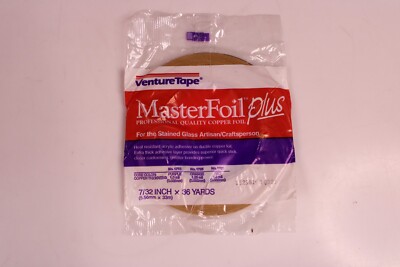 1 Roll Master Foil Plus COPPER FOIL PLUS 7/32 X 36 Yd Venture Tape
