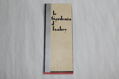 Ancien marque page , Le Gardenia d' Isabey poudre