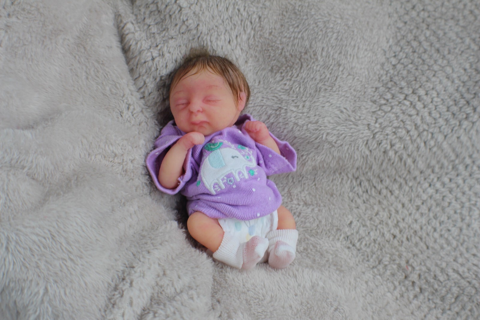 FULL BODY Miniature  SILICONE BABY Girl