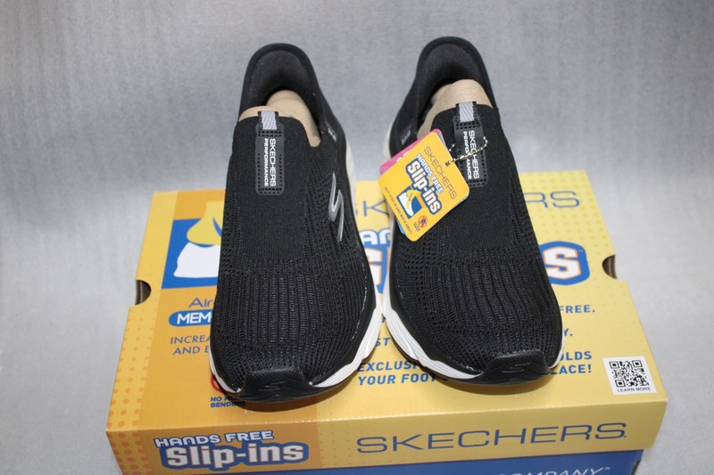 Skechers Max Cushion Elite Slip-In 128571/BKW Women's Size 7 Black
