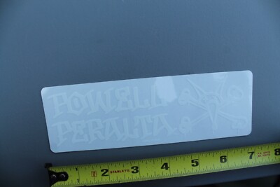 Powell Peralta Bones Clear White 2005 Rat OG Z74C Vintage Skateboarding STICKER
