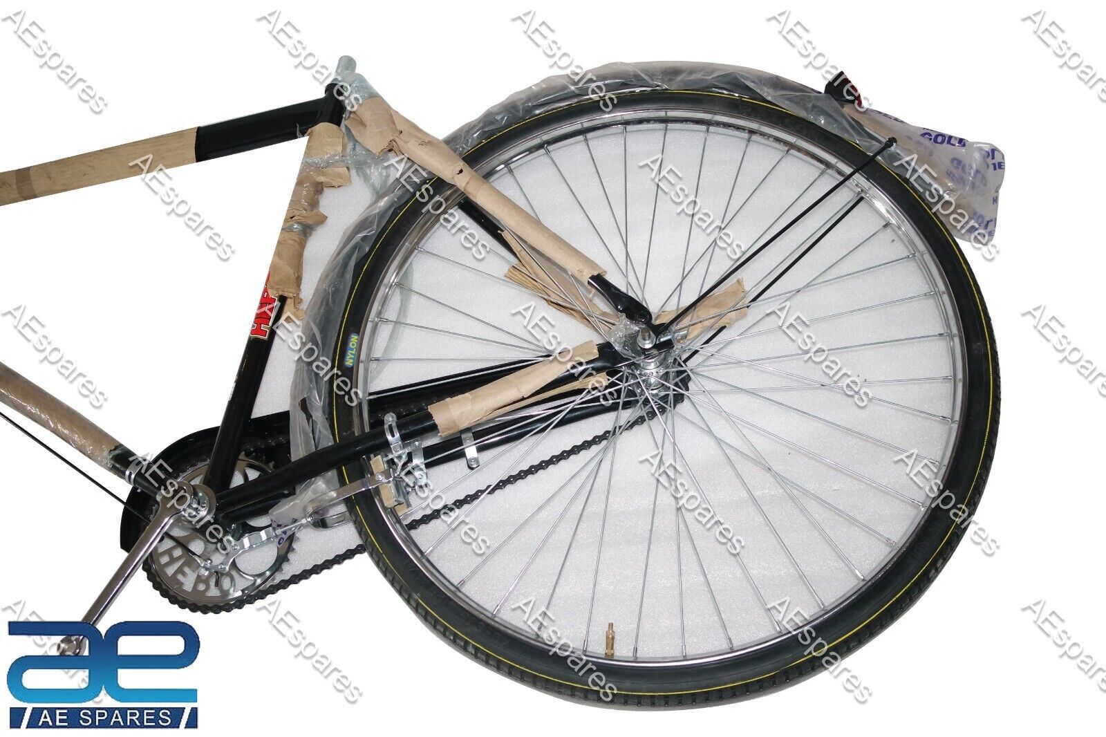 Road Cycle City Bike Bicycle Single Speed Black For Adults 