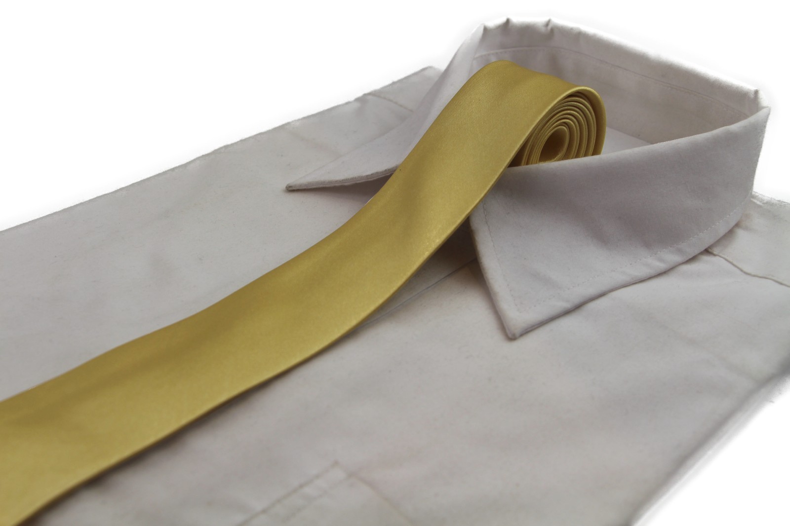 Cheap 5cm Mens Yellow Gold Tie Necktie Neck Skinny Ties Wedding