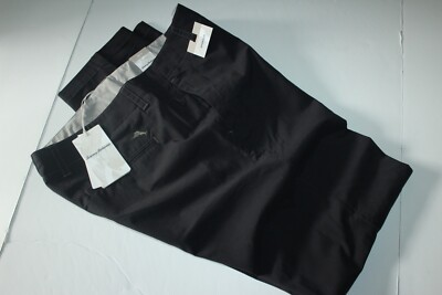 Tommy Bahama Island Zone Performance Pants Pro Golf Black New 35x33 35 Waist
