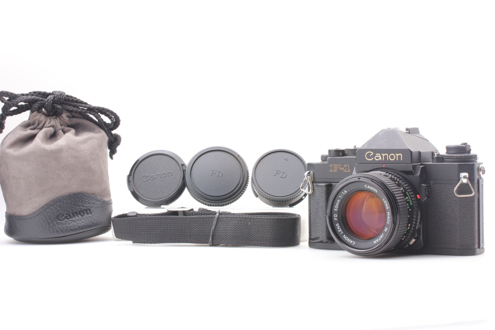 ヌ*✩様 キャノン　Canon NEW F-1+Canon NEW FD 50m N MINT Lens】 Canon New F-1 Eye Level SLR Camera NFD New FD