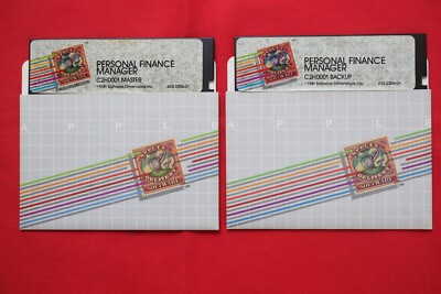 VINTAGE  APPLE PERSONAL FINANCE MANAGER  SOFTWARE FOR APPLE II COMPUTERS