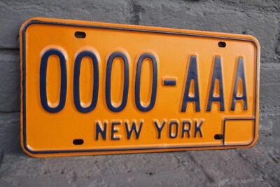 NEW YORK NEW YORK　DISCO CITY LICENSE Dirty Dancing | SP-2201 | Metal Stamped Replica Prop License