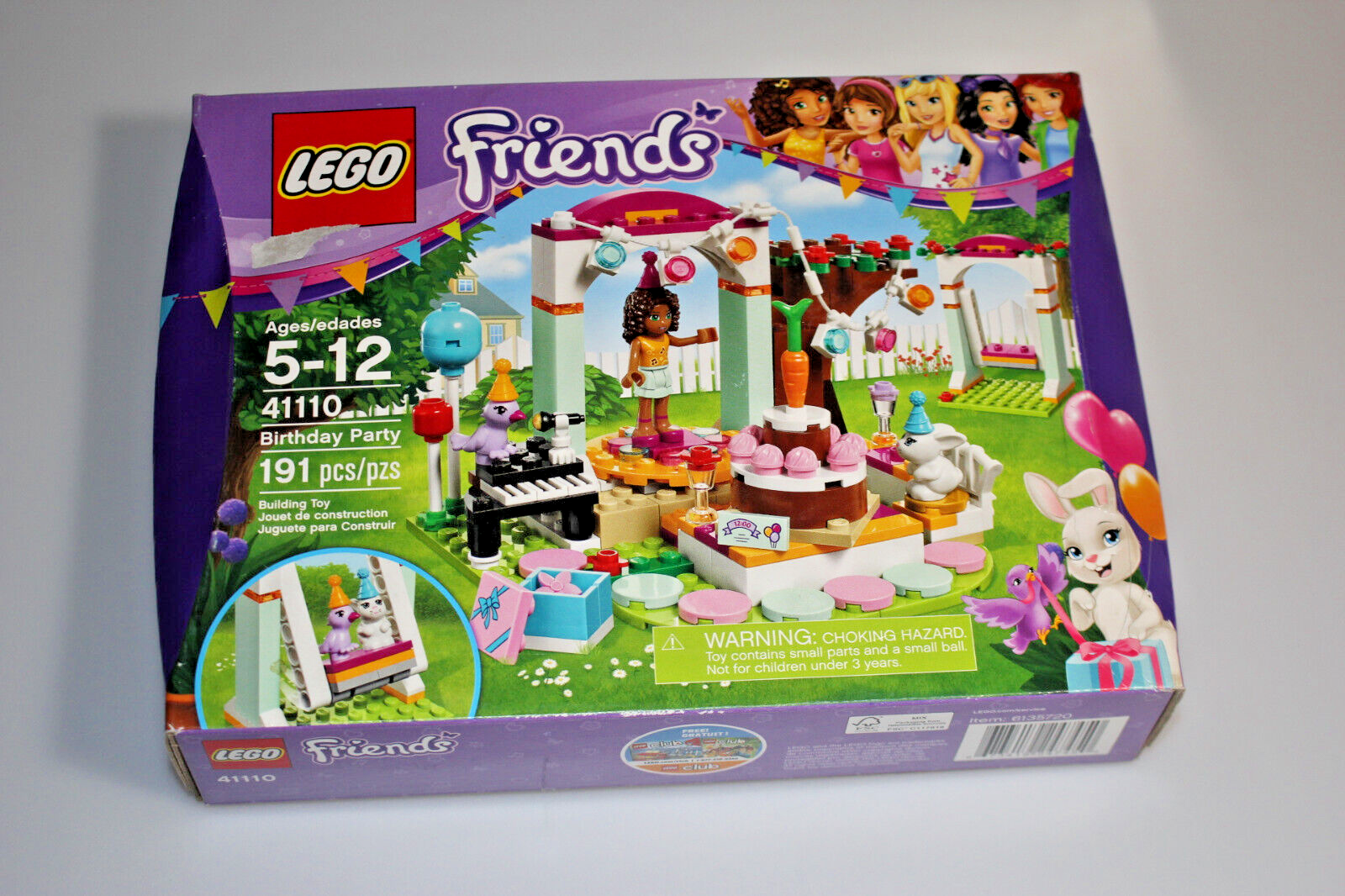 LEGO Friends Birthday Party (41110) Retired 2016 NEW Box has wear