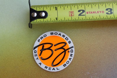 BZ Surfboard Bodyboards Real Pro Boogie Board Morey Neon Vintage Surfing STICKER