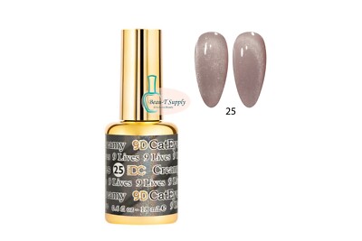 DND 9D Cat Eyes Gel Polish 18mL/0.6 oz -Creamy - Pick Any (#25-#36)