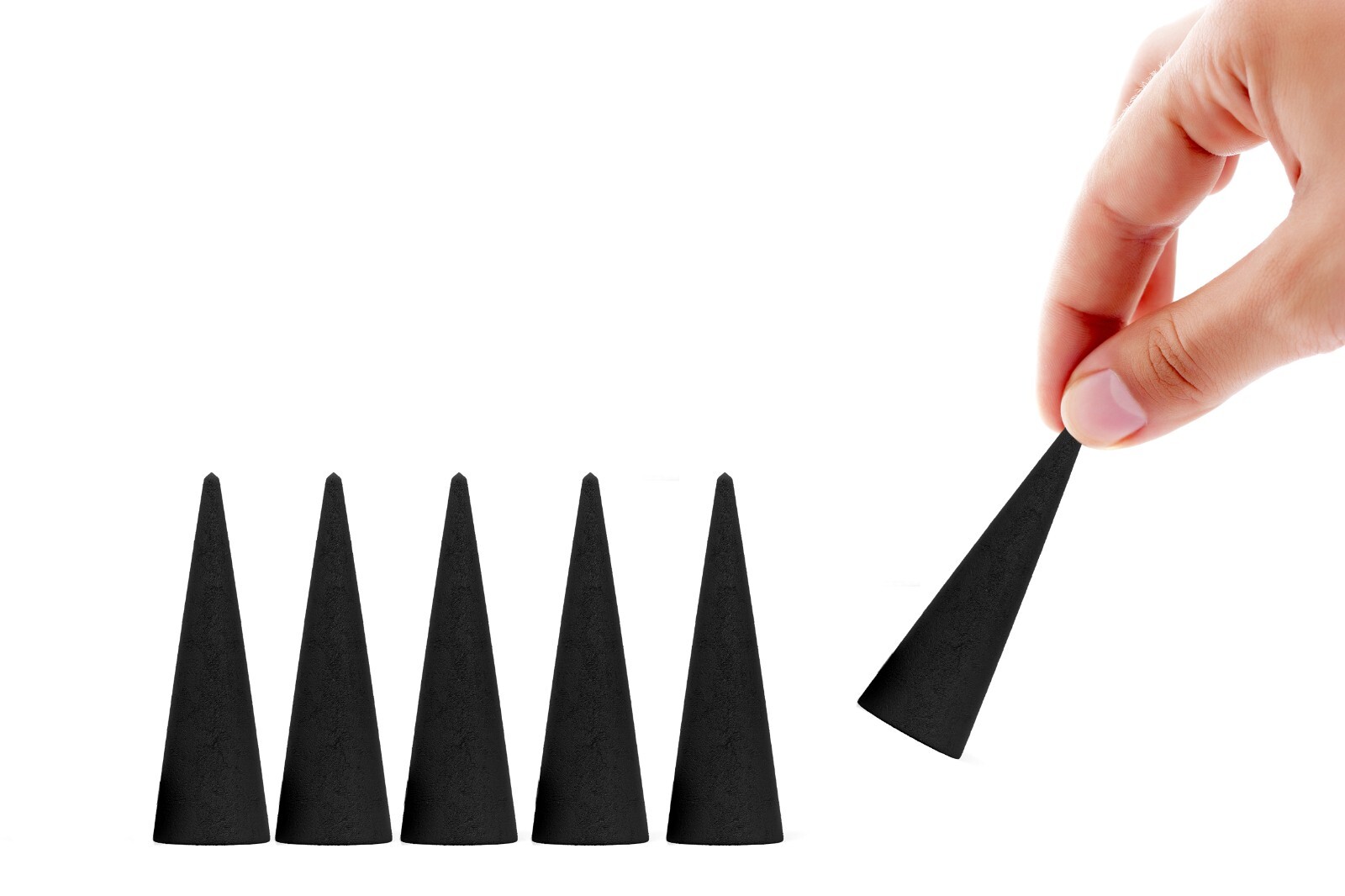 Jumbo Charcoal Incense Cones 2" BACKFLOW Bulk For Waterfall Burner Holder Censer