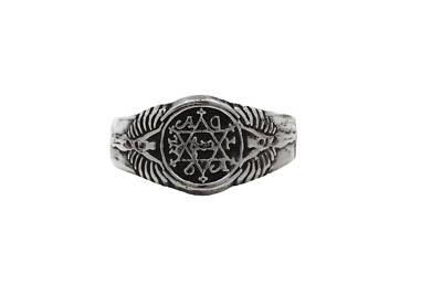 King Solomon Seal  Ring Sterling Silver 925 