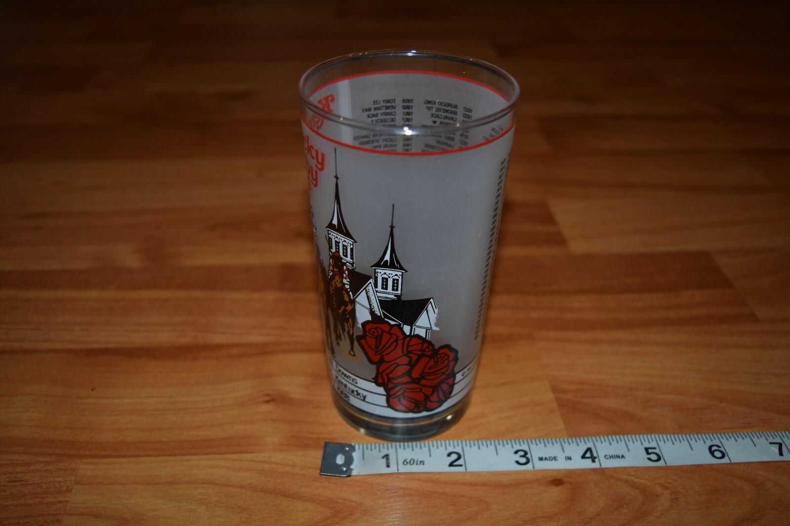 114th Kentucky Derby Collectible Glass