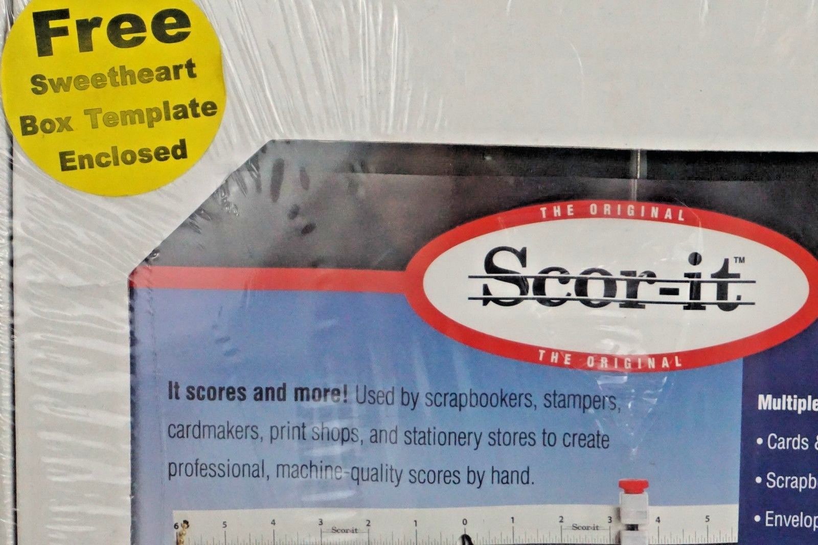 Scor-it Large Paper Scoring Board 12 3/8 x 13 3/8 pro quality w box template NEW