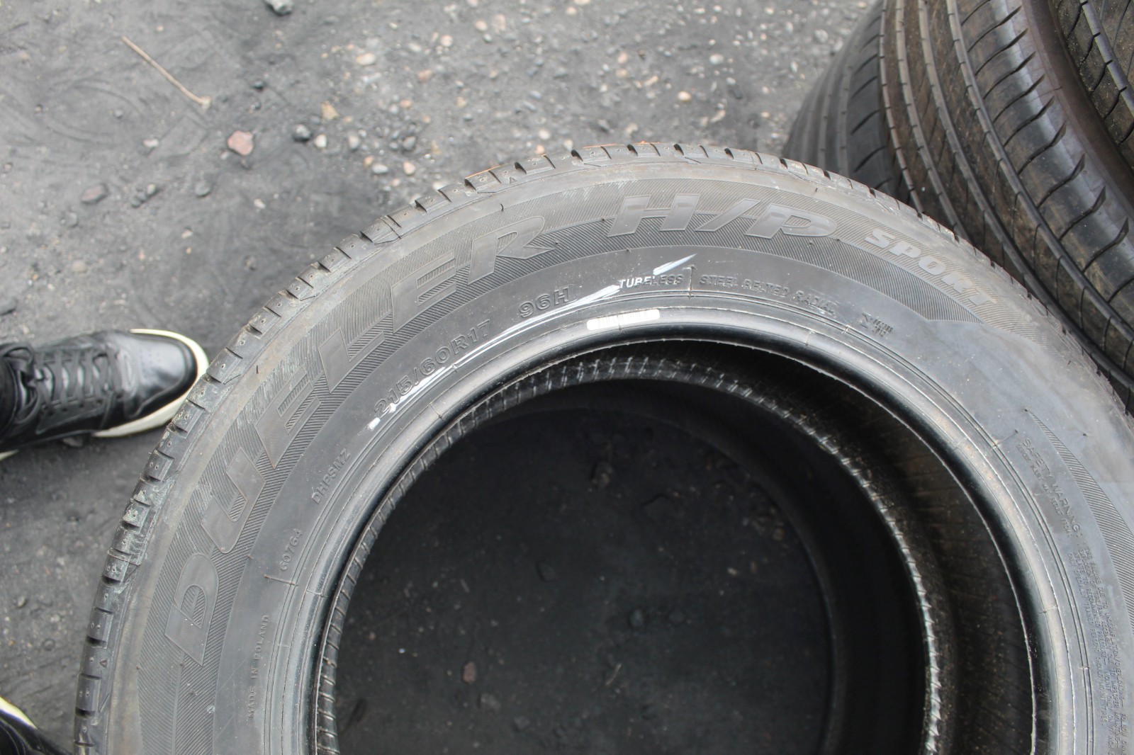 New 215 60 17 Bridgestone, Dueler HP Sport, 96H, x1 Single Tyre (F1_tyres) L3715