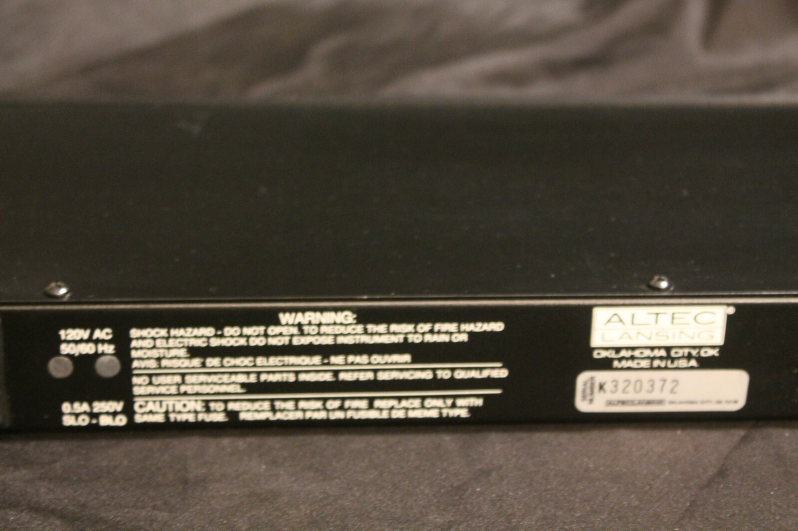 Altec - Model 8551A 28 Band EQ Rack Mount Clean Working PA Sound System USA