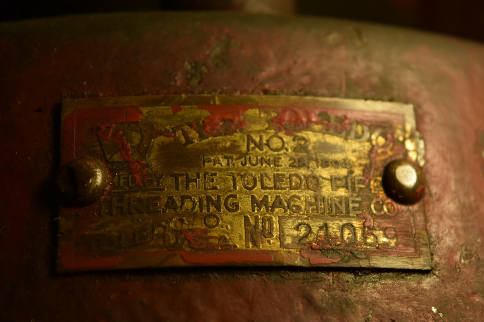 Toledo No.2 Pipe Threader Threading Die