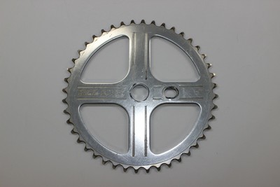 Neptune Helm BMX Aluminum Sprocket 43t Silver 19mm Chainwheel USA Made