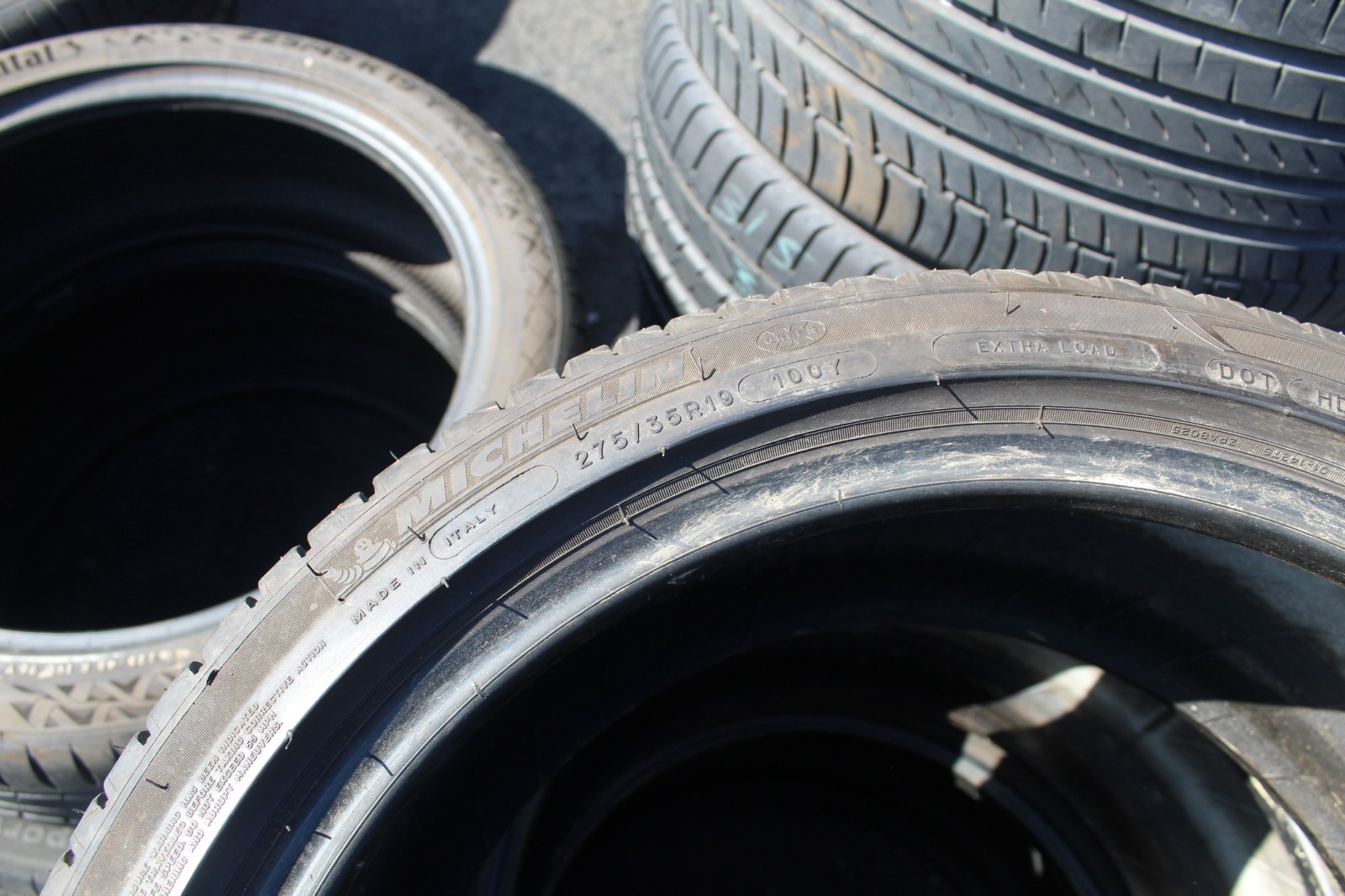 275 35 19 Michelin, RunFlat, MOE, ZP, XL, 100Y, x2 A Pair 5.0mm (F1_tyres) L3739