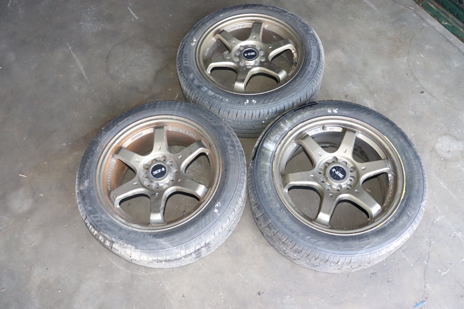 A-TECH MONOBLOCK 17X9-JJ ホイール 2本セット 人気ブランドの A