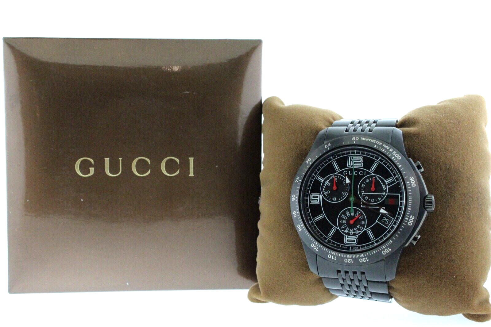 福袋安いいね半額ストア G-TIMELESS Gucci 126.2 Quartz Dial Black Steel Stainless 時計