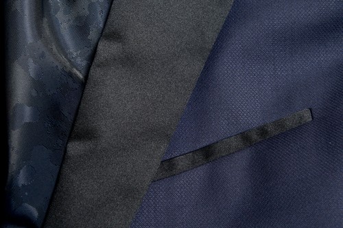 Pre-owned Hugo Boss "auerd/himins" Men's 100% Wool Blue One Button Suit