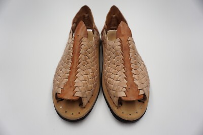 HUARACHE PETATATILLO OLVERA COLOR NATURAL RETRO VINTAGE ACME - MRM25