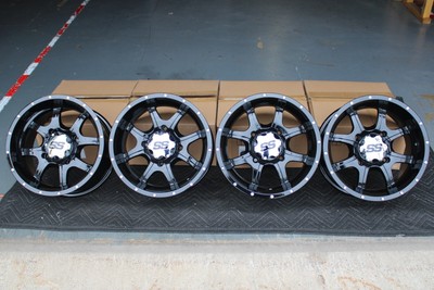 CAN AM OUTLANDER 500 14'' COBRA BLK ATV / UTV ALUMINUM WHEELS ( SET 4 )  CAN1CA