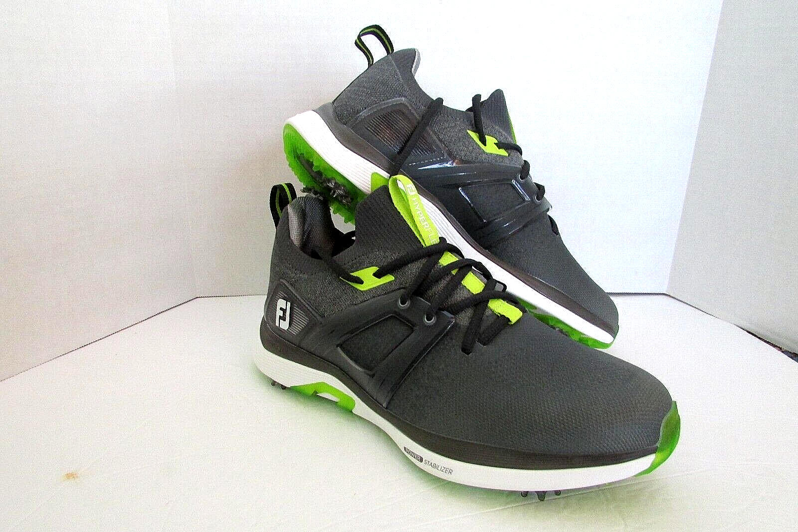 FootJoy Hyperflex 51044 spike Golf Shoes - Grey/Lime Size